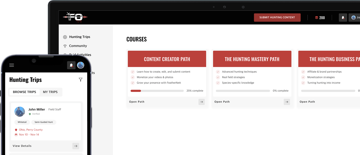 Courses & Proven Hunting Paths
